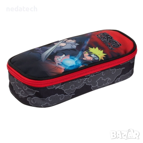 Ученически несесер Наруто, 24x6x11см., снимка 3 - Ученически пособия, канцеларски материали - 51574299