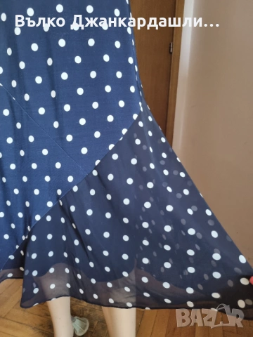 Рокля на точки Ralph Lauren, размер М, снимка 7 - Рокли - 53150712