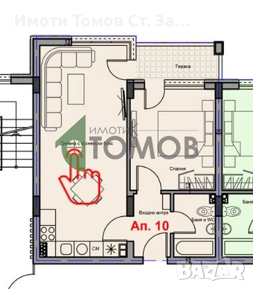 Двустаен апартамент в района на Аязмото и Мол Галерия, снимка 2 - Апартаменти - 52572544