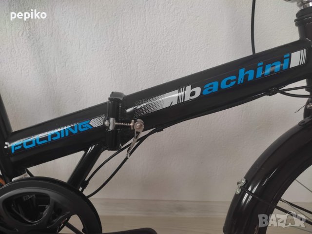 Продавам колела внос от Германия  двойно сгъваем велосипед bachini 20, снимка 2 - Велосипеди - 42226371