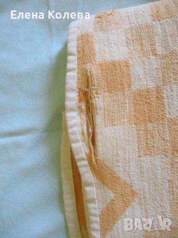 Жълто памучно одеяло, снимка 3 - Олекотени завивки и одеяла - 37392298