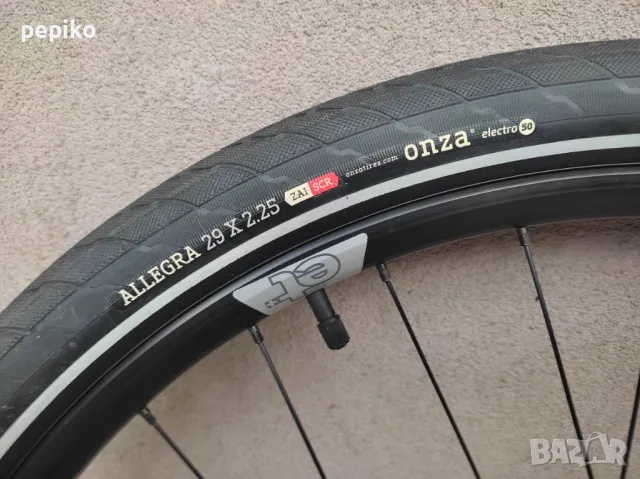 Продавам колела внос от Германия Комплект НОВИ капла с гуми ALLEGRA ONZA 29 цола, снимка 9 - Части за велосипеди - 48044250