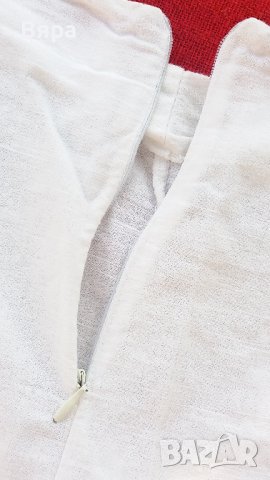 Памучна Пола с флорални мотиви - разкроена, снимка 5 - Поли - 36613182