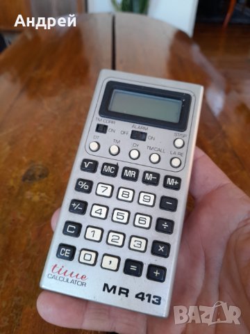 Стар калкулатор MR 413, снимка 2 - Други ценни предмети - 44311417