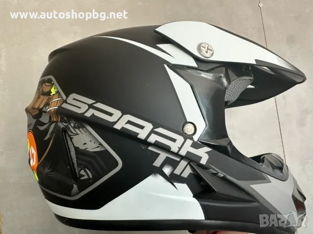 КАСКА N298 -Крос- черно+бяло -XL, снимка 3 - Аксесоари и консумативи - 50141628
