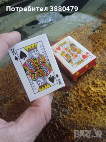 комплект мини карти за игра от германия пластик, снимка 1 - Карти за игра - 44372699