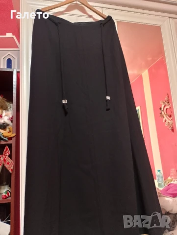 Дълга черна пола , снимка 6 - Поли - 50834495