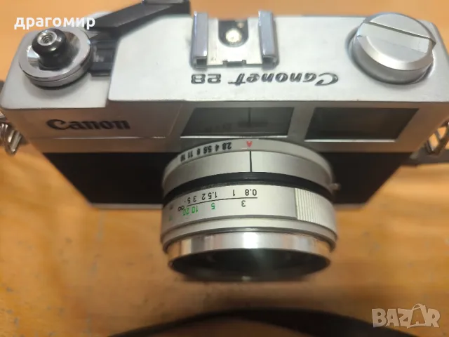 Canon Canonet 28 40mm 1:2,8, снимка 5 - Фотоапарати - 49891201