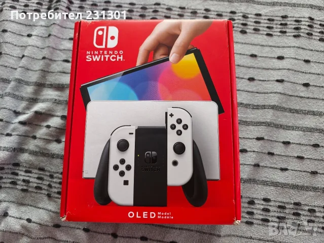 Nintendo Switch Oled с поставен чип и 256Gb