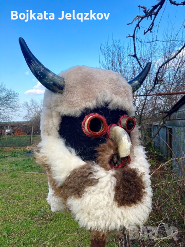 Кукерска маска, снимка 2 - Други ценни предмети - 44685356