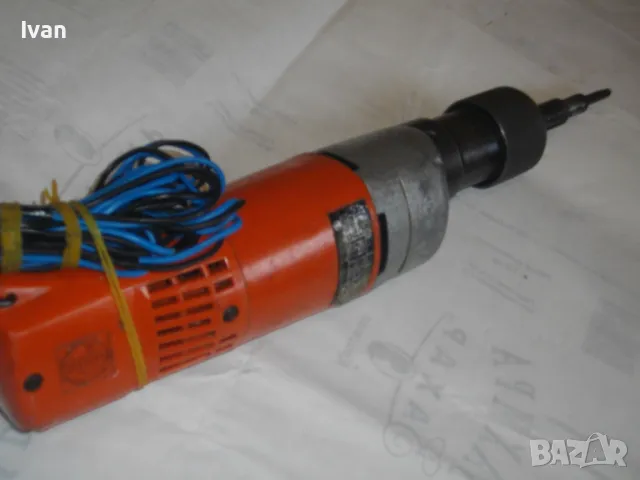 Fein Made in GERMANY НЕМСКИ ЕЛЕКТРИЧЕСКИ ПРАВ ШЛАЙФ ФЕЙН ЗА НАКРАЙНИЦИ М6 230W 450об/м ОТЛИЧЕН 40см, снимка 15 - Други инструменти - 48140573