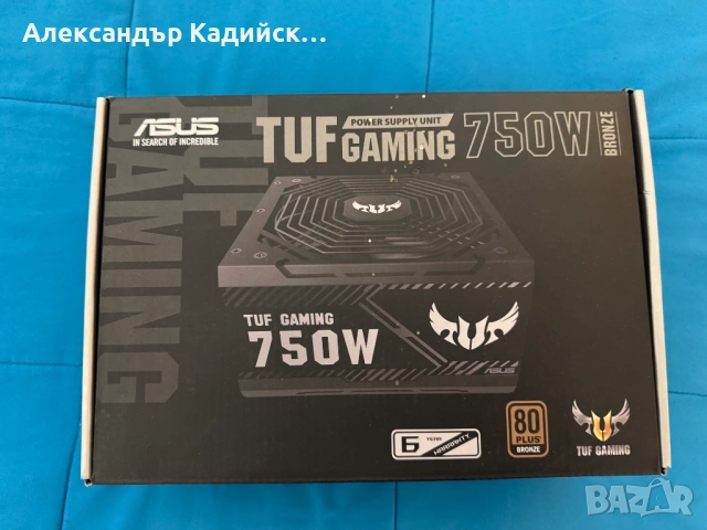 Захранване ASUS TUF Gaming 750W 80 PLUS Bronze