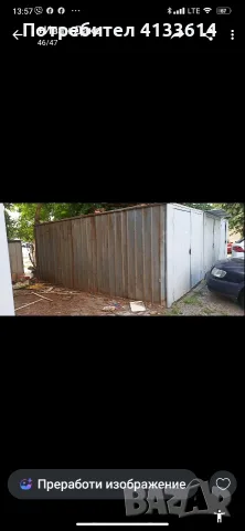 продавам метален гараж разглобяем, снимка 2 - Гаражи и паркоместа - 56031027