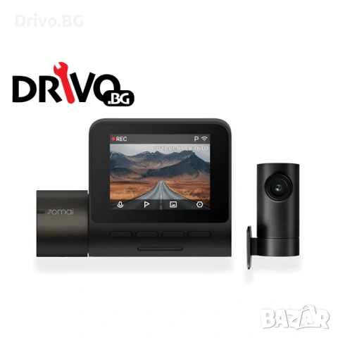Гаранция! Full HD 70MAI A200 Предна + Задна Камери / Видеорегистратор
