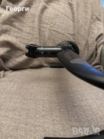 Карбоново кормило с лапа за велосипед, снимка 5 - Части за велосипеди - 54138547