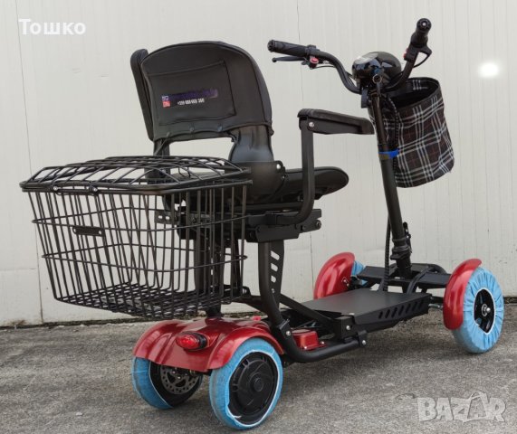 Четириколка електрическа EcoWay TTX сгъваема литиева батерия, снимка 5 - Мотоциклети и мототехника - 44207553