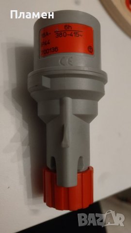 Трифазни Щепсели 16A 4pin IP44 Palazzoli Multimax, снимка 2 - Резервни части за машини - 39687842