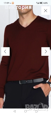 мъжки пуловер boss, снимка 5 - Пуловери - 52049523