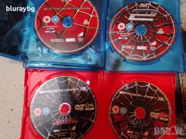Спайдър-мен трилогия , снимка 3 - DVD филми - 51103727