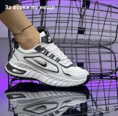 Nike Just du it Дамски Маратонки С Кутия👟Дамски Спортни Обувки Бяло и Черно Код S109