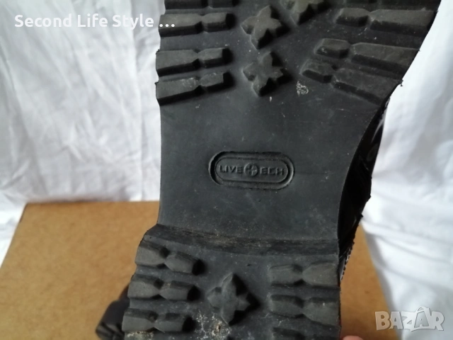 №37 дамски боти естествена кожа в черен цвят, снимка 12 - Дамски боти - 53143055