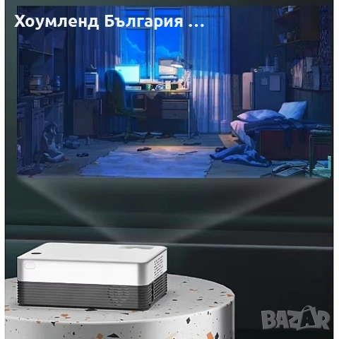 Smart TV BOX Wi-Fi Bluetooth Проектор 8K, снимка 3 - Плейъри, домашно кино, прожектори - 54300802