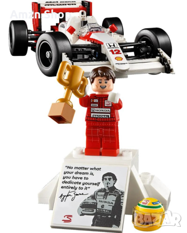 LEGO Icons 10330 - McLaren MP4/4 и Айртон Сена, снимка 5 - Колекции - 44623041