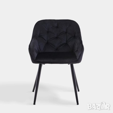 Висококачествени трапезни столове тип кресло CLIPOP C-U-DC-0085BL, снимка 2 - Столове - 42394635