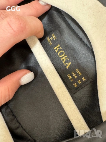 Кожено яке, снимка 2 - Якета - 54310734