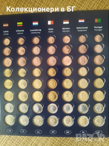  КОЛЕКЦИОНЕРСКИ АЛБУМ ЗА 26 СЕТА ЕВРОМОНЕТИ /виж описанието/, снимка 7 - Нумизматика и бонистика - 53904528