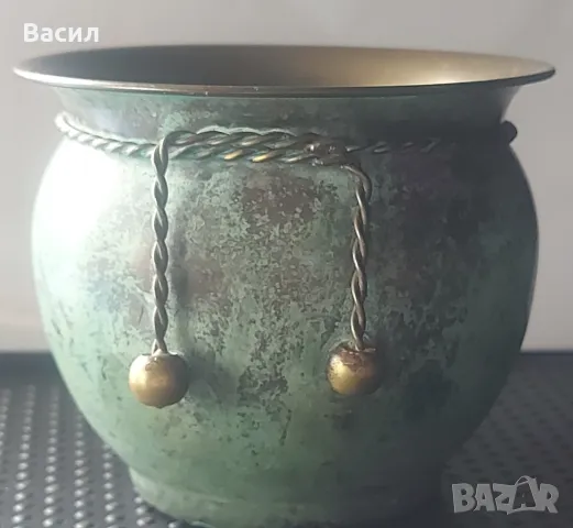 Стара ваза, снимка 3 - Антикварни и старинни предмети - 49614704