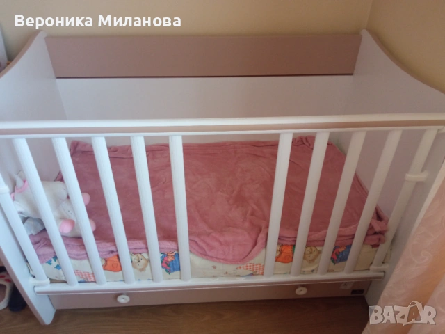 Трансформиращо се легло-люлка Lorelli - Dream, бяло и капучино, 60 х 120, снимка 3 - Бебешки легла и матраци - 54346574