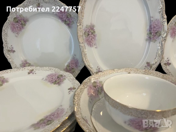 Сервиз за хранене за 6 души порцелан , снимка 9 - Антикварни и старинни предмети - 52117431