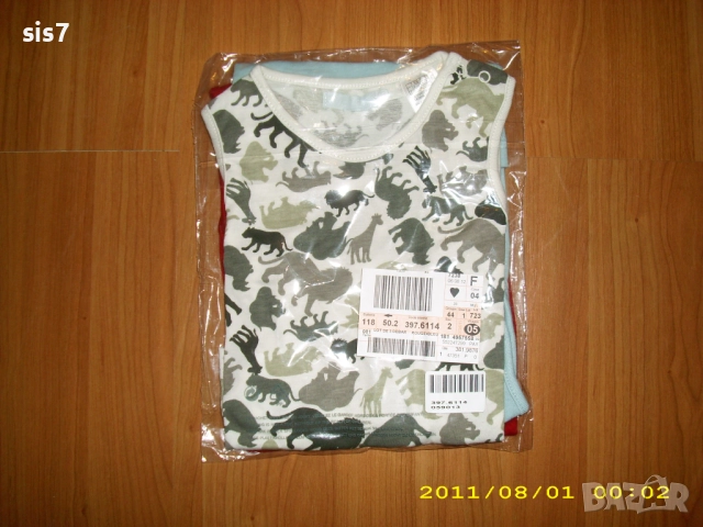 лот 3 нови потничета за 8 лв., снимка 2 - Бебешки блузки - 51973060