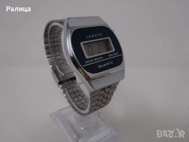 Електронен кварцов часовник Laneve, снимка 3 - Мъжки - 47916028