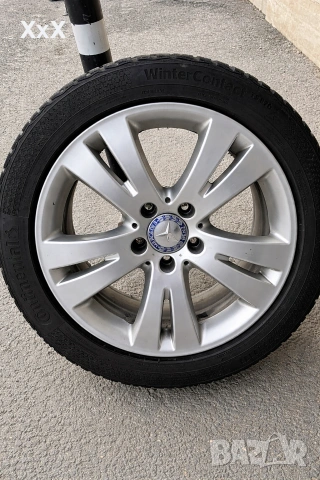 Оригинални джанти с гуми Mercedes 5x112 17", снимка 3 - Гуми и джанти - 54230457