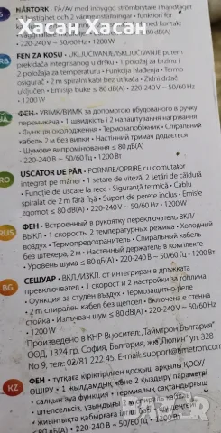 Сешоар за монтаж  на стена , снимка 2 - Сешоари - 55838305