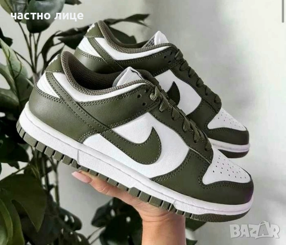 Nike Dunk Low Medium 'Olive' нова цена: 50€, снимка 3 - Маратонки - 54176892