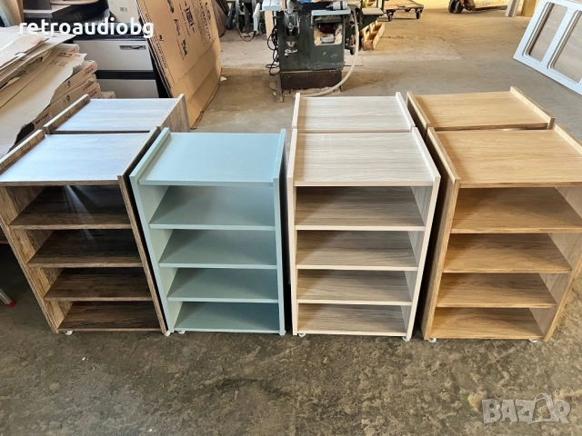 💥HIFI аудио рак шкаф с колелца за 5 компонента в 4 цвята💥, снимка 2 - Аудиосистеми - 52397839
