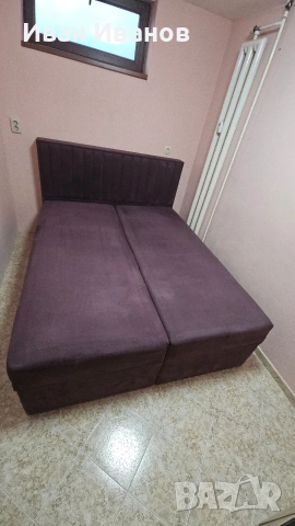 Легло за спалня "Боксспринг", снимка 2 - Спални и легла - 54172470