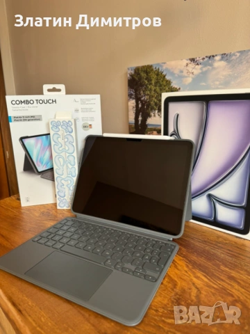 Ipad Air 11 (M3) 128GB + Apple Pencil Pro + Logitech Combo Touch, снимка 16 - Таблети - 54213014