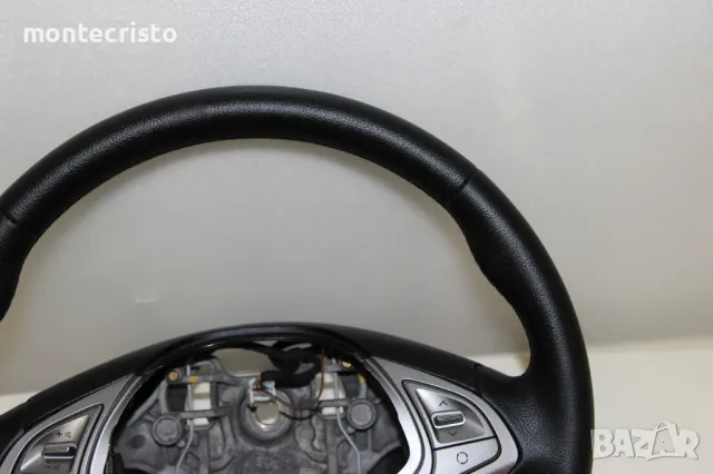 👌Безупречен Кожен волан Hyundai ix20 (2010-2015г.) мултифункционален Хюндай IX 20, снимка 14 - Части - 49900073