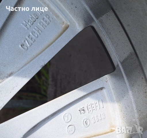 Продавам 4бр оригинални 18-ки джанти от Шкода Супърб трета генерация модел"Cassiopeia" , снимка 15 - Гуми и джанти - 53925159