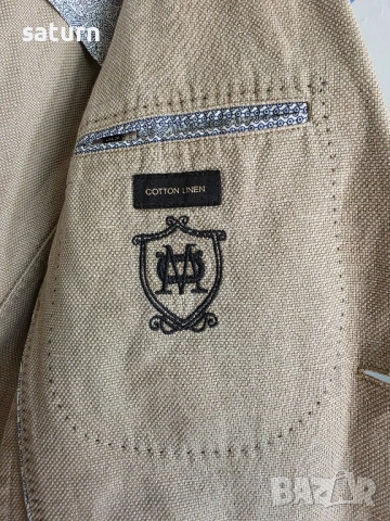 мъжко сако блейзър Massimo Dutti лен номер EU 48/ M, снимка 5 - Сака - 51820196