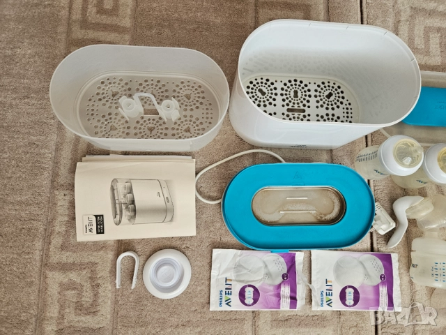Комплект електрически стерилизатор Philips Avent 3в1, снимка 5 - Стерилизатори - 51755581