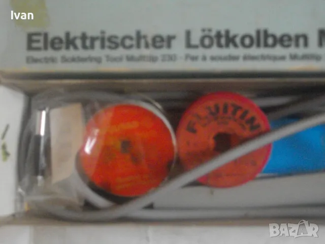 ПРОФЕСИОНАЛЕН ЕЛЕКТРИЧЕСКИ ПОЯЛНИК ЗА МИКРОЕЛЕКТРОНИКА 8 вата ERSA Multitip 230 Пълен комплект , снимка 4 - Поялници и запояване - 47977873