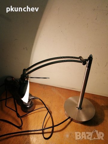 Метална настолна лампа. , снимка 4 - Настолни лампи - 42710773