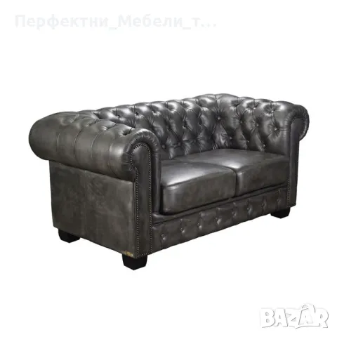 Диван канапе фотьойл ЧЕСТЪРФИЛД с еко кожа-зелен,червен,кафяв,сив състарен цвят-доставка 10 дни., снимка 5 - Дивани и мека мебел - 48907265