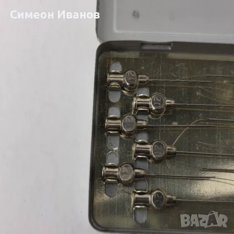 Стари игли за спринцовка Injekta Германия 12 броя #5925, снимка 4 - Антикварни и старинни предмети - 50419874