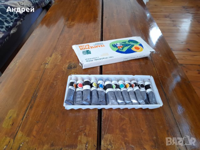 Стари Темперни бои,боички, снимка 3 - Други ценни предмети - 32132672